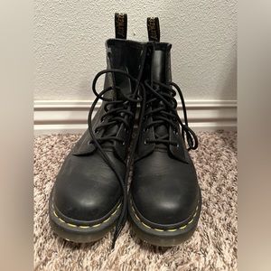 Women's Dr Martens Black Combat Boots